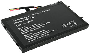Replacement for Dell 8P6X6 Laptop Battery